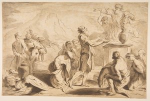 El sacrificio de Noé de Francesco Bartolozzi