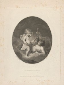 Venus Childing Cupido de Francesco Bartolozzi