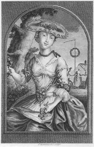Joven mujer, c1740-1810 de Francesco Bartolozzi