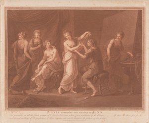 Zeuxis componiendo el cuadro de Juno