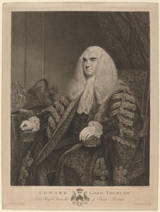 Edward, Lord Thurlow de Francesco Bartolozzi after Sir Joshua Reynolds