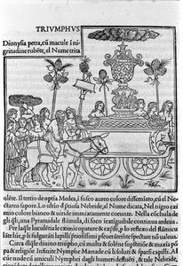 Grabado en “Hypnerotomachia Polyphili” (el sueño de Poliphila) por el monje dominico Francesco Colonna, Venecia