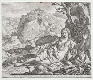 La Magdalena penitente, 1650