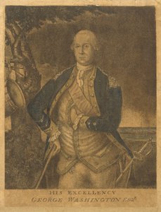 Su Excelencia, George Washington Esqr., c. 1776 (mezzotinta) de Francesco Fergola