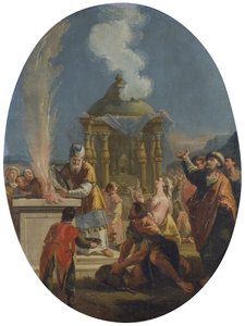 Sacrificio de Aarón, de Francesco Fontebasso