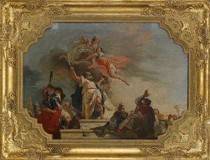 El Sacrificio de Ifigenia, siglo XVIII de Francesco Fontebasso