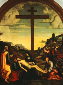 Deposición, de Francesco Francia (1450-1517)
