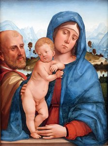 Alemán: Die heilige Familie La Sagrada Familia de Francesco Francia