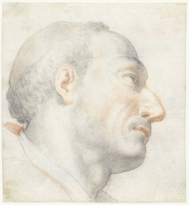 El jefe de San Carlo Borromeo de Francesco Furini (attributed to)