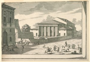 Exterior, Teatro Filarmónico, Verona de Francesco Galli Bibiena