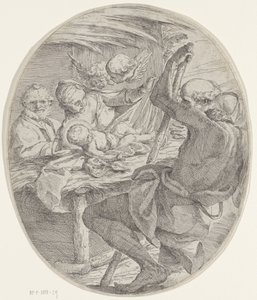 nacimiento de cristo de Francesco Giovane
