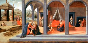 Una escena de San Juan Bautista (detalle), c1500-1540