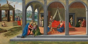 Escenas de la Vida de San Juan Bautista, ca. 1506-7 de Francesco Granacci