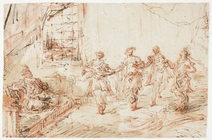 Escena de harén de Francesco Guardi