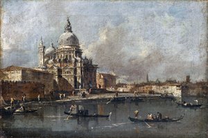 Santa Maria della Salute, Venecia, c.1780 de Francesco Guardi