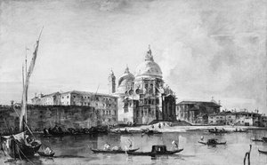 Santa Maria della Salute, mediados a finales de la década de 1760 de Francesco Guardi