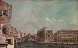 El Gran Canal sobre el Rialto