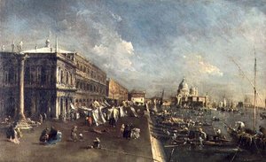El Molo, Venecia de Francesco Guardi