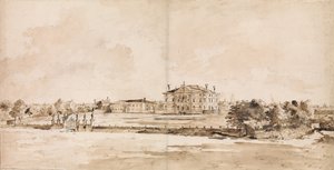 La Villa Loredan, cerca de Treviso, ca. 1778 de Francesco Guardi