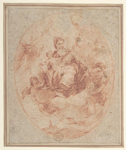 La Virgen y el Niño sosteniendo escapularios, 1712-93