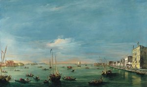 Vista del Canal de la Giudecca y las Zattere de Francesco Guardi