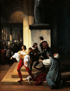 Conspiración de Lampugnani de Francesco Hayez