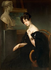 Retrato de Cristina Trivulzio Belgiojoso de Francesco Hayez