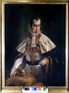 Retrato de Fernando I (1793 - 1875), Emperador de Austria por Francesco Hayez (1791 - 1882). Museo del Risorgimento. Milán de Francesco Hayez