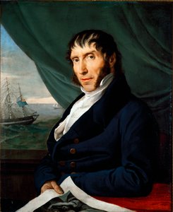 Retrato de Francesco Peloso, Principal Mecenas por Francesco Hayez de Francesco Hayez