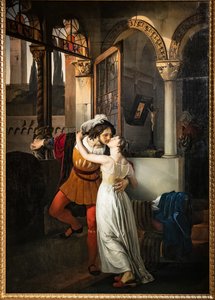 El último beso de Romeo a Julieta de Francesco Hayez
