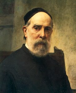 Autorretrato a los 88 años (detalle) de Francesco Hayez