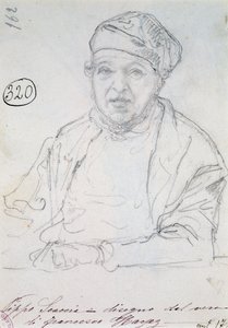 Estudio para el retrato de su cuñado Pippo Scaccia de Francesco Hayez