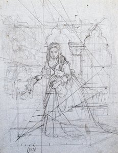 Estudio para Acusación secreta de Francesco Hayez