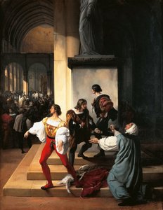 La Conspiración de Lampugnani, 1826 de Francesco Hayez