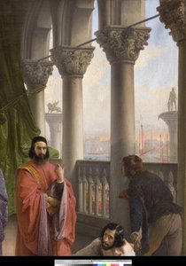 La última reunión entre Jacopo Foscari y su familia antes del exilio