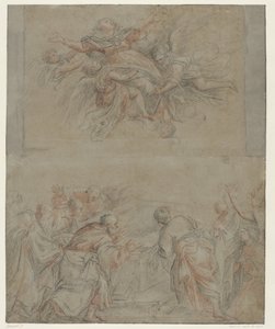 Ascensión de María de Francesco II Bassano