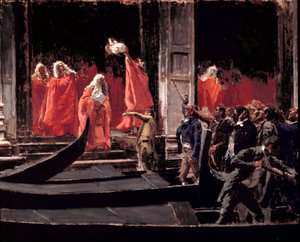 Última sesión del Senado de la República de Venecia en el momento de su entrada en el Reino de Italia en 1866