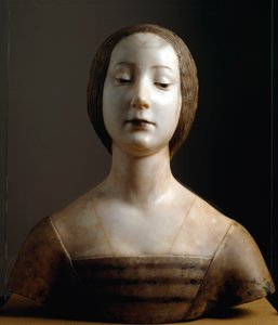 Busto de una mujer, conocida como Isabel de Aragón de Francesco Laurana