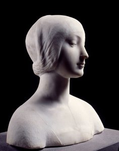 Busto de una joven llamada Beatriz de Aragón. Escultura de mármol atribuida a Francesco da Laurana (1430-1502) de Francesco Laurana
