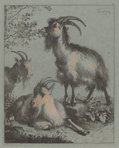 Tres cabras de Francesco Londonio