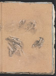 Cuaderno de bocetos de Verona: estudios de drapeado página 69, 1760