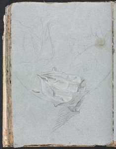 Cuaderno de Bocetos de Verona: Estudio de drapeado (página 84)