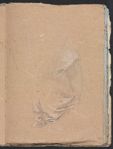Cuaderno de Bocetos de Verona: Estudio de Drapería página 57, 1760