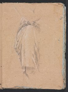 Cuaderno de bocetos de Verona: Estudio de drapeado con codo (detalle)