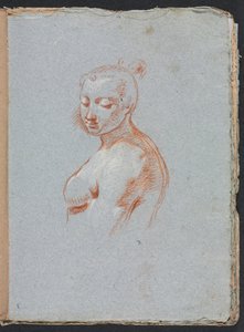 Cuaderno de Bocetos de Verona: Desnudo femenino (página 27) de Francesco Lorenzi