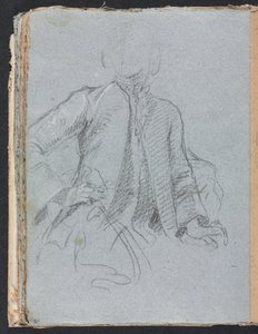 Cuaderno de bocetos de Verona: Caballero página 54, 1760 de Francesco Lorenzi