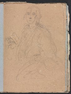 Cuaderno de Bocetos de Verona: Caballeros (página 55)
