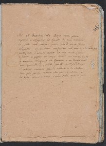 Cuaderno de Bocetos de Verona: Inscripción (página 1) de Francesco Lorenzi