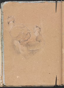 Cuaderno de bocetos de Verona: Putto (página 22) de Francesco Lorenzi