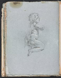 Cuaderno de Bocetos de Verona: Putto de perfil página 64, 1760 de Francesco Lorenzi